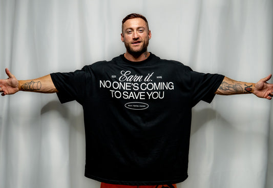 Oversized Training Tee - EARN IT